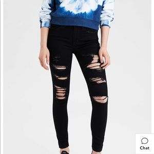 America Eagle High Rise Jegging 12 Short